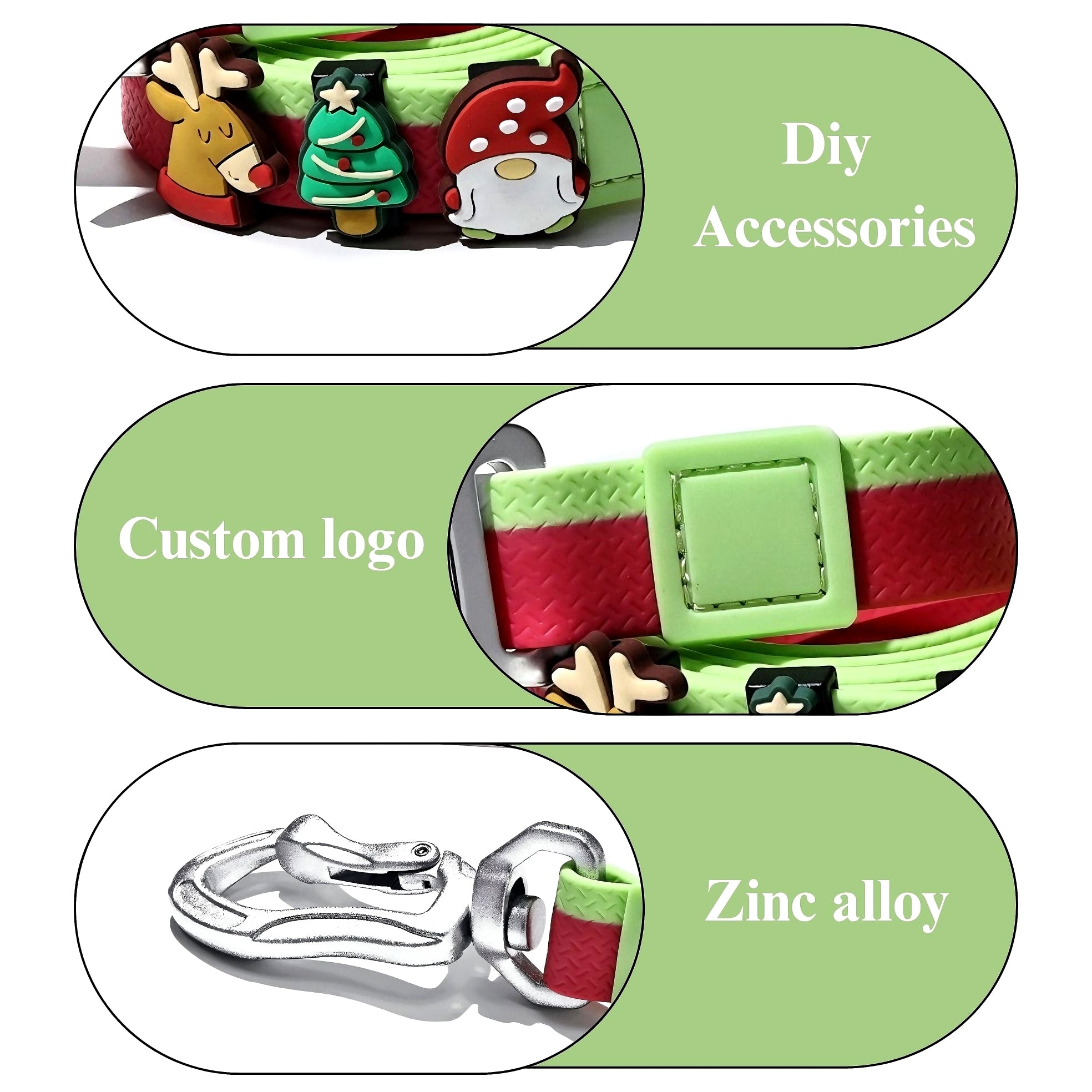 Dual-Color Embossed Pet Leash Set for Stylish Daily Walks