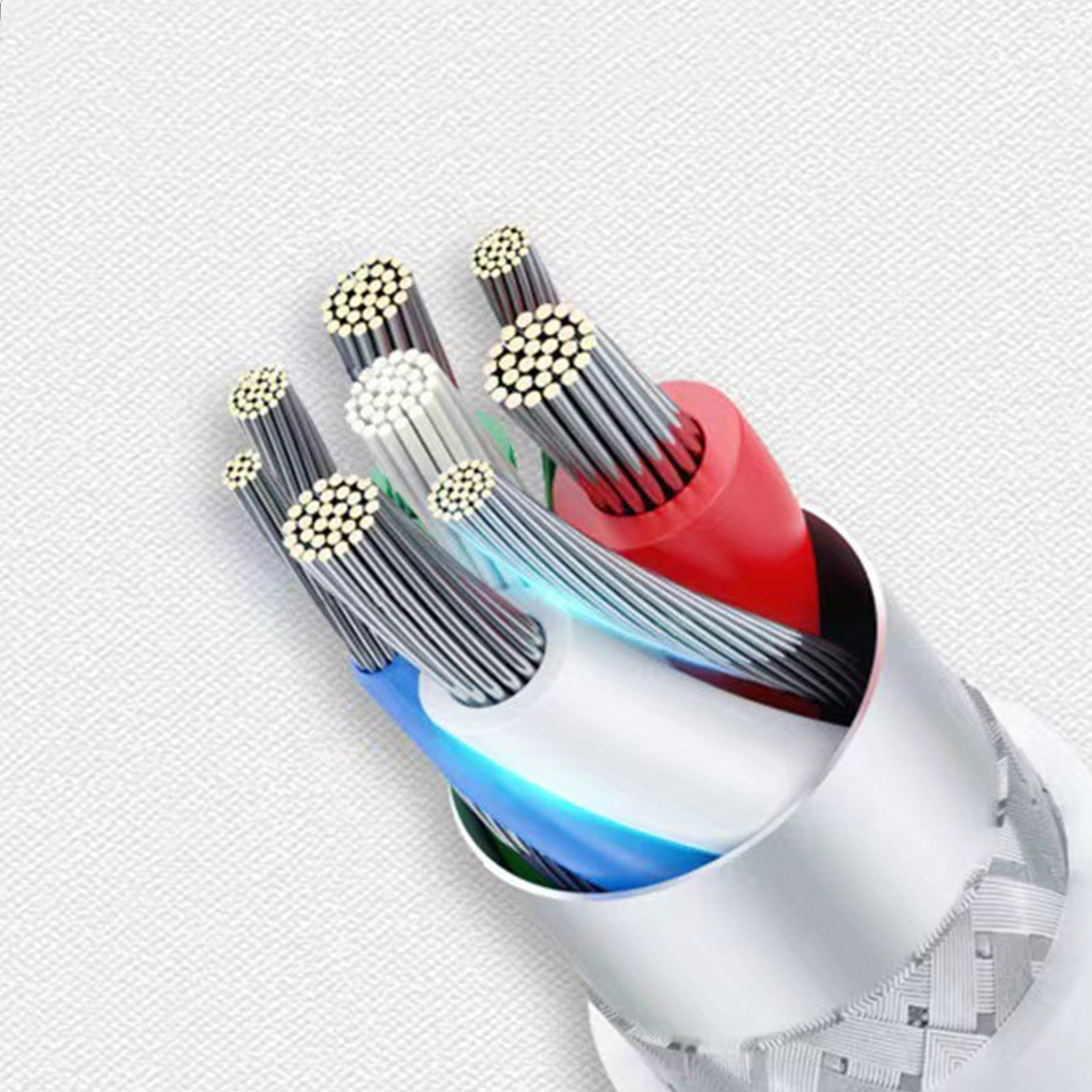 PD Fast Charging Cable White High Speed Power Delivery Cable
