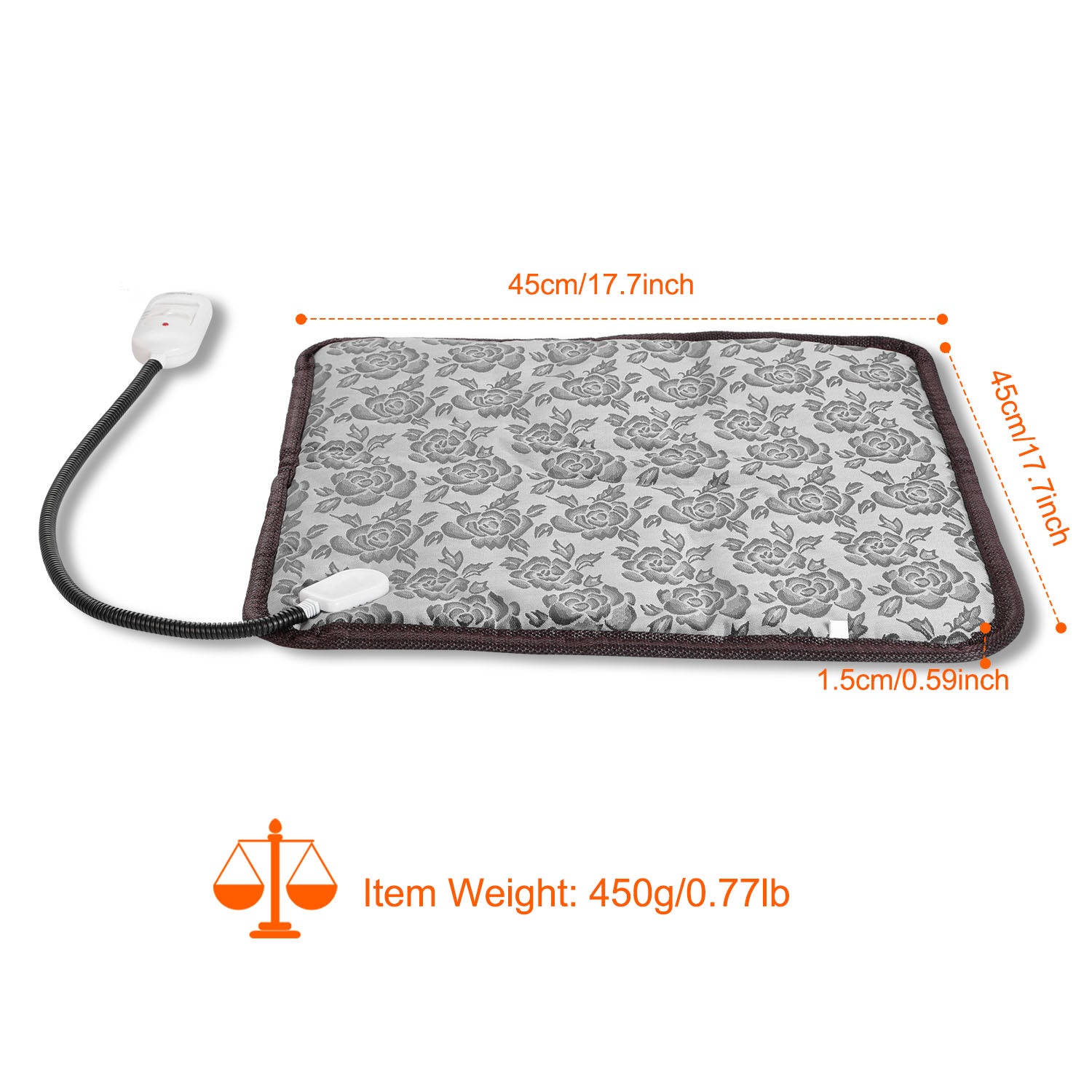 Premium Pet Heating Pad Waterproof Electric Warm Mat Safe Design