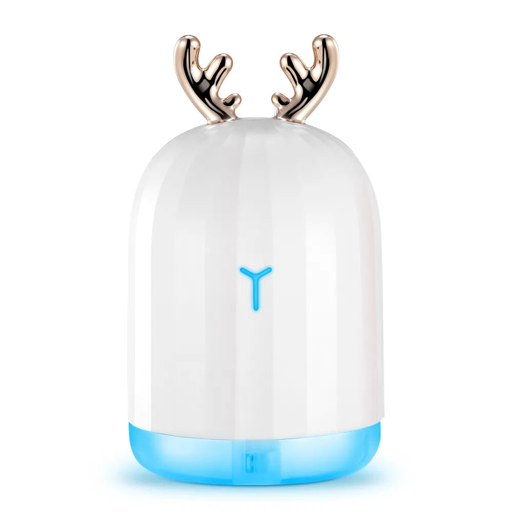 Ultrasonic Cool Mist Humidifier 220ml LED Air Diffuser