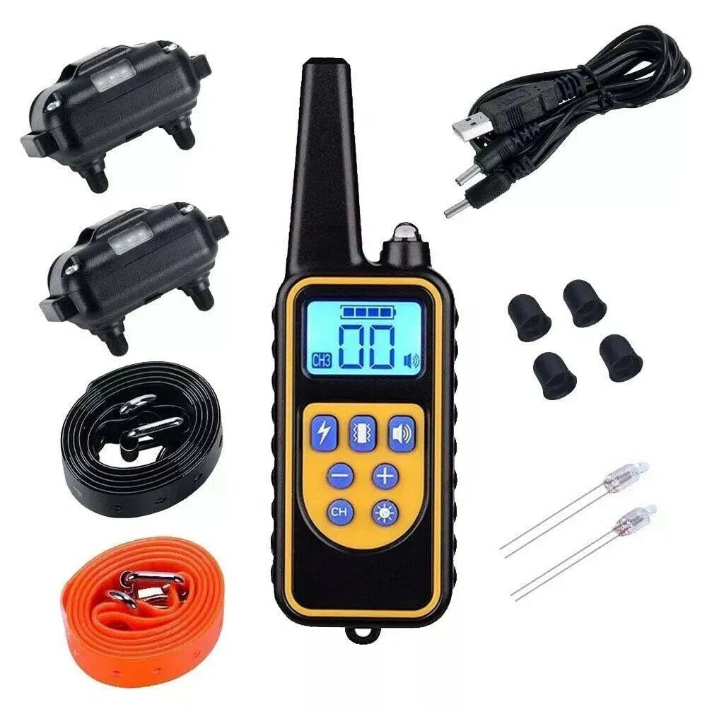 Premium Dog Training Collar with Remote and Waterproof Design