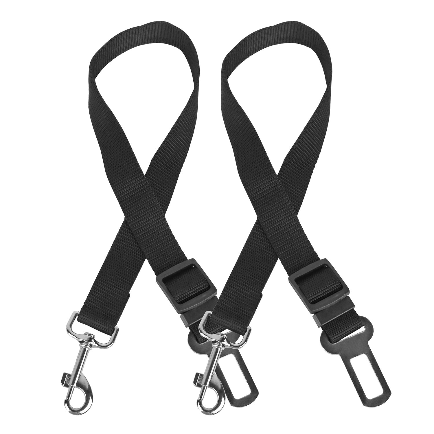 Secure Adjustable Pet Seat Belt Leash Set for Safe Car Travel