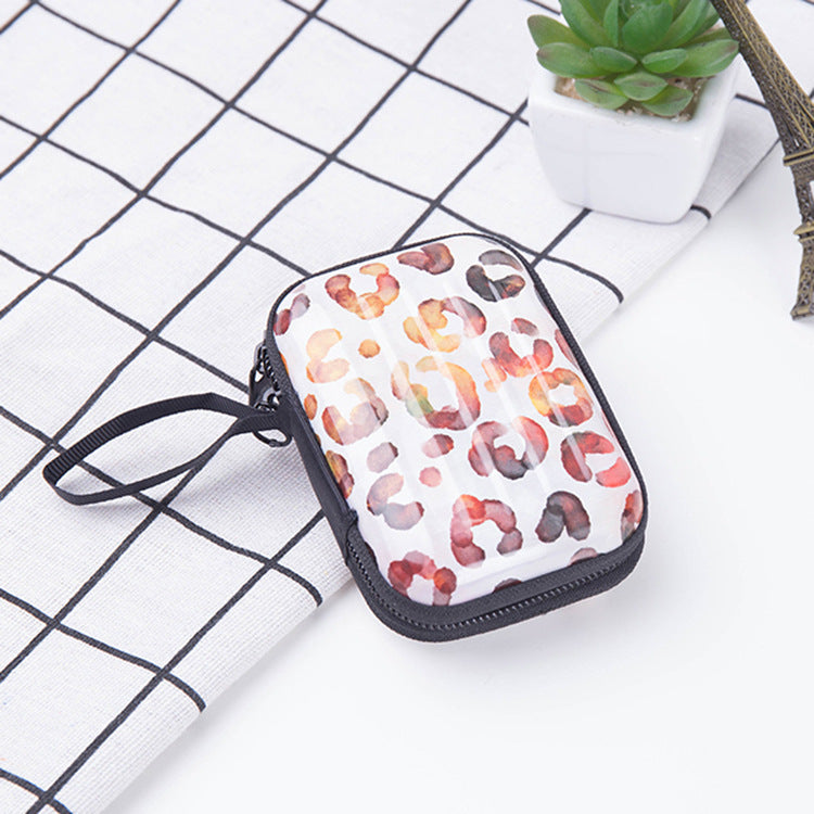 Tinplate Coin Purse Metal Mini Wallet Compact Storage Case for Coins and Keys