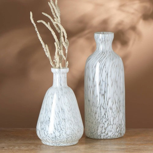 Large Decorative Splatter Glass Bottle Vase for Home