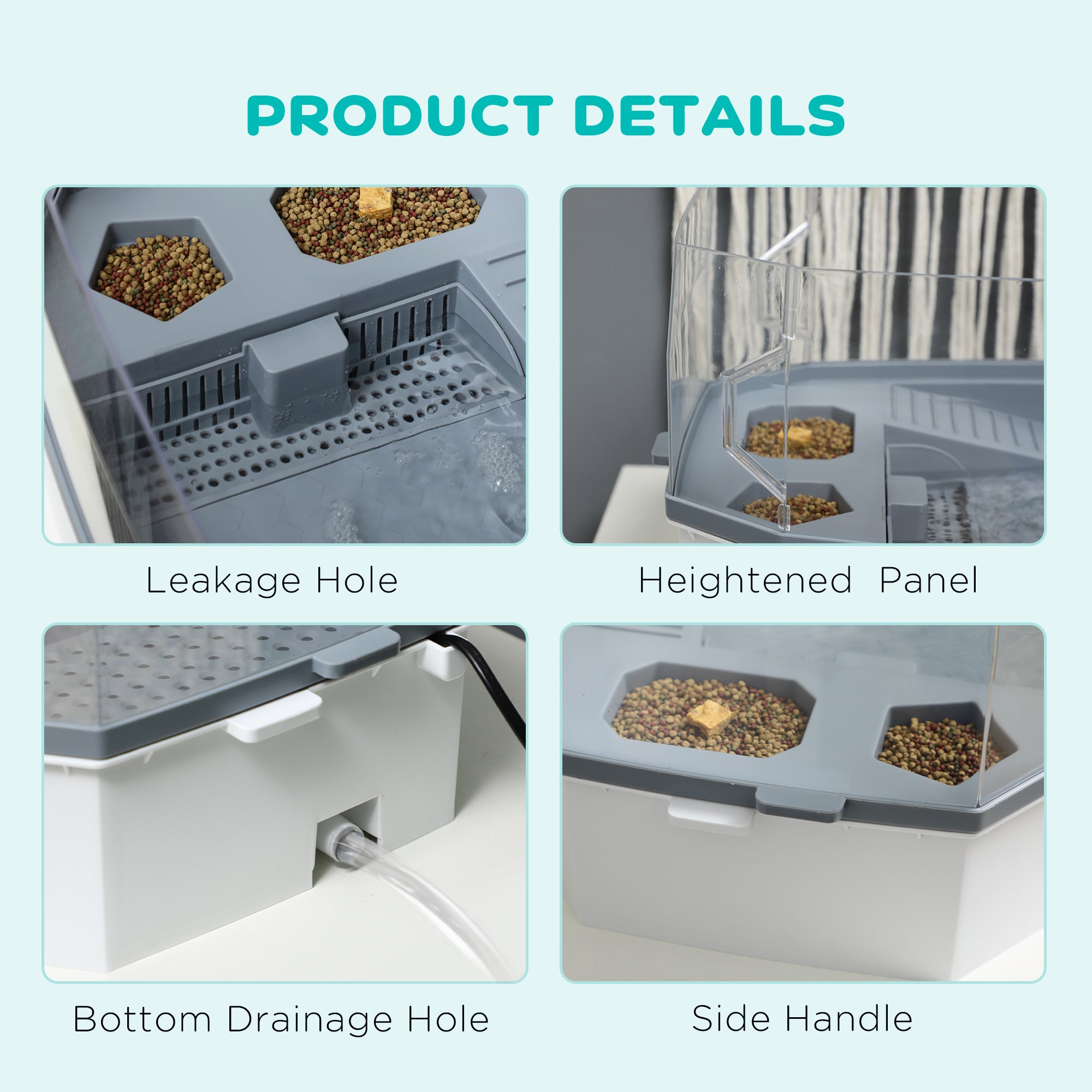 Premium Turtle Tank Kit Aquarium with Basking Platform Filter