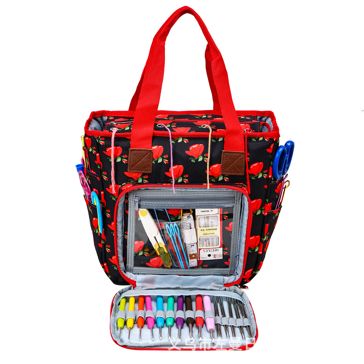 Woven Storage Bag Durable Multi Purpose Organizer for Home Supplies Use