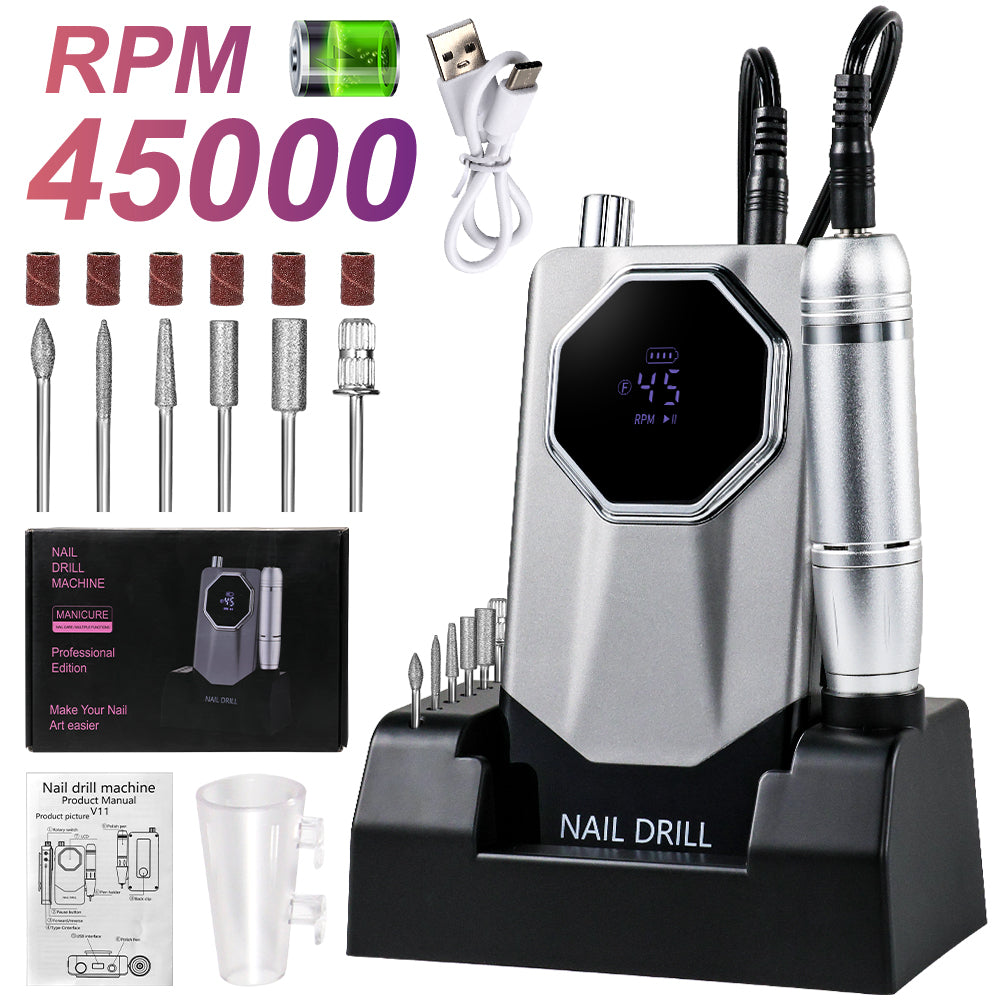 45000RPM Professional Portable Nail Drill