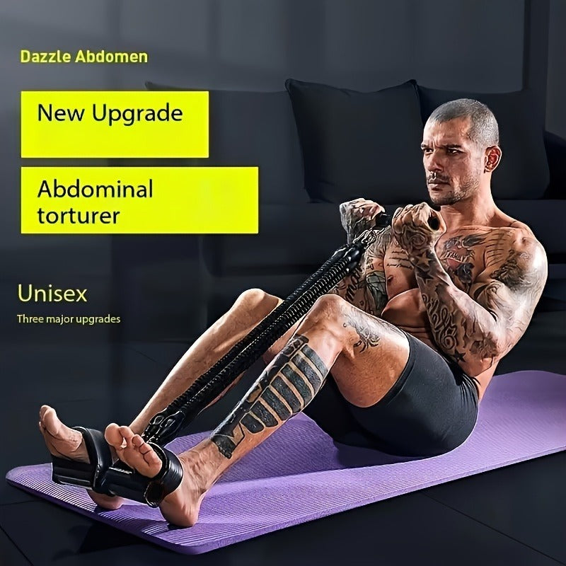 Adjustable Tension Bands Set with Foot Pedals & Handles for Full Body Fitness Training