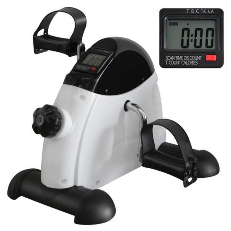 Mini Exercise Bike Pedal Trainer with Electronic Display & 120KG Capacity