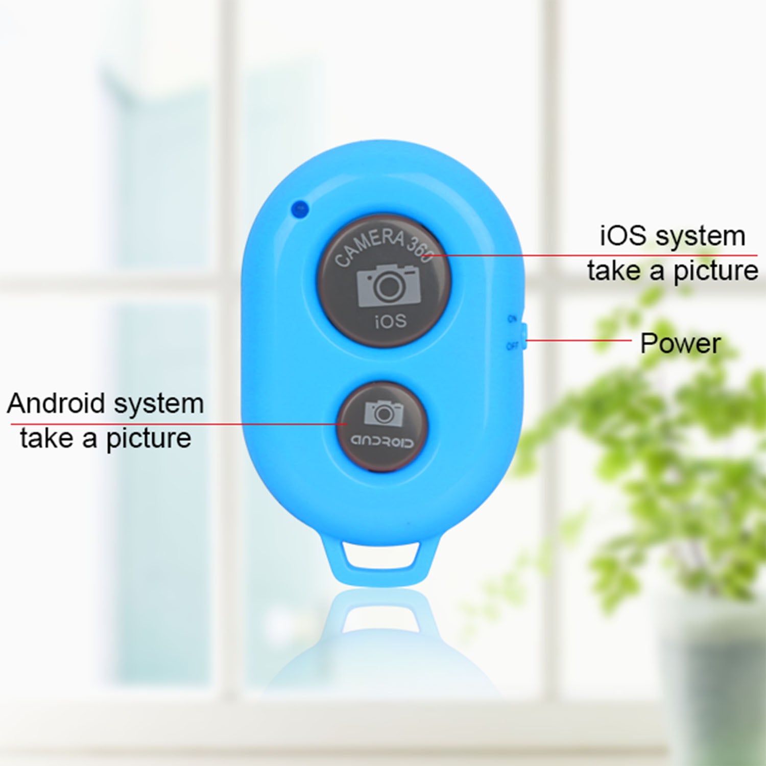 Wireless Shutter Remote for Android and iOS Camera Control