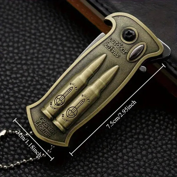 Premium 3in1 Tactical Lighter Bottle Opener Outdoor Survival
