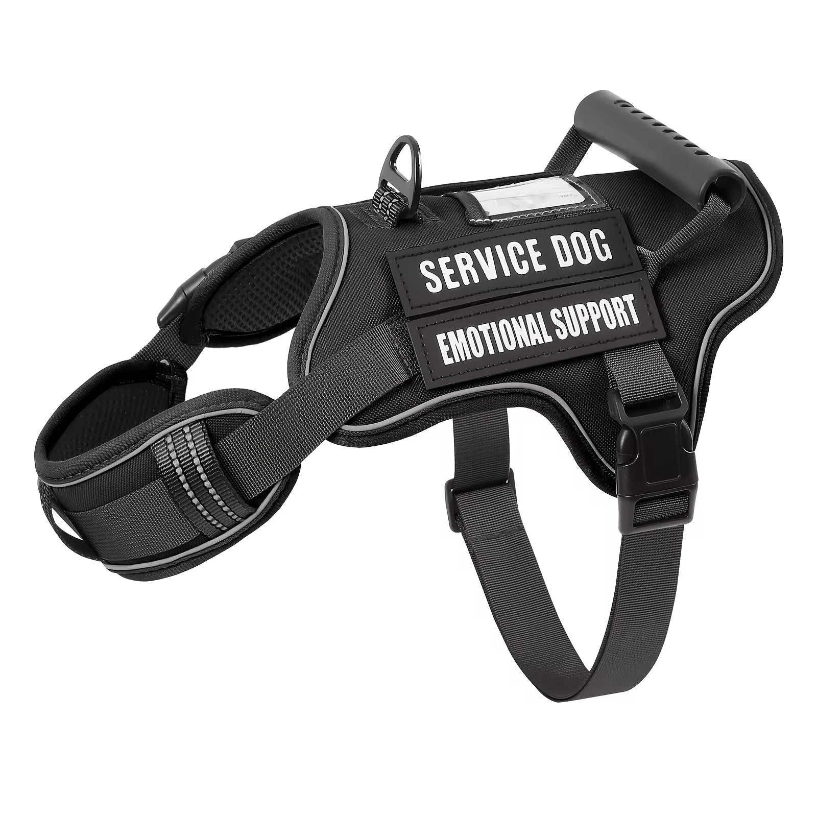 Heavy Duty Tactical Service Dog Harness No Pull Reflective Vest