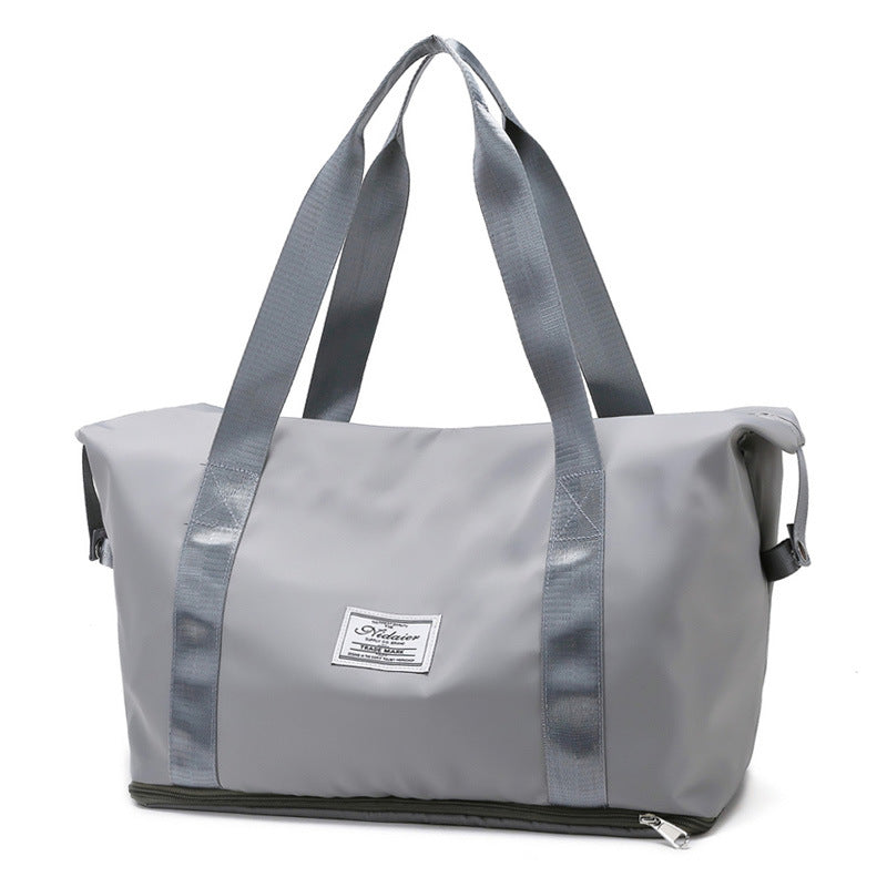 Dry and Wet Separation Sports Shoulder Bag Portable Gym Travel Tote