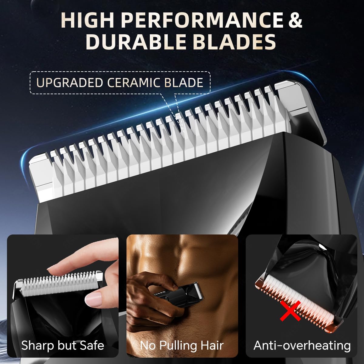 Spark3 Body Hair Clipper Waterproof Grooming Trimmer