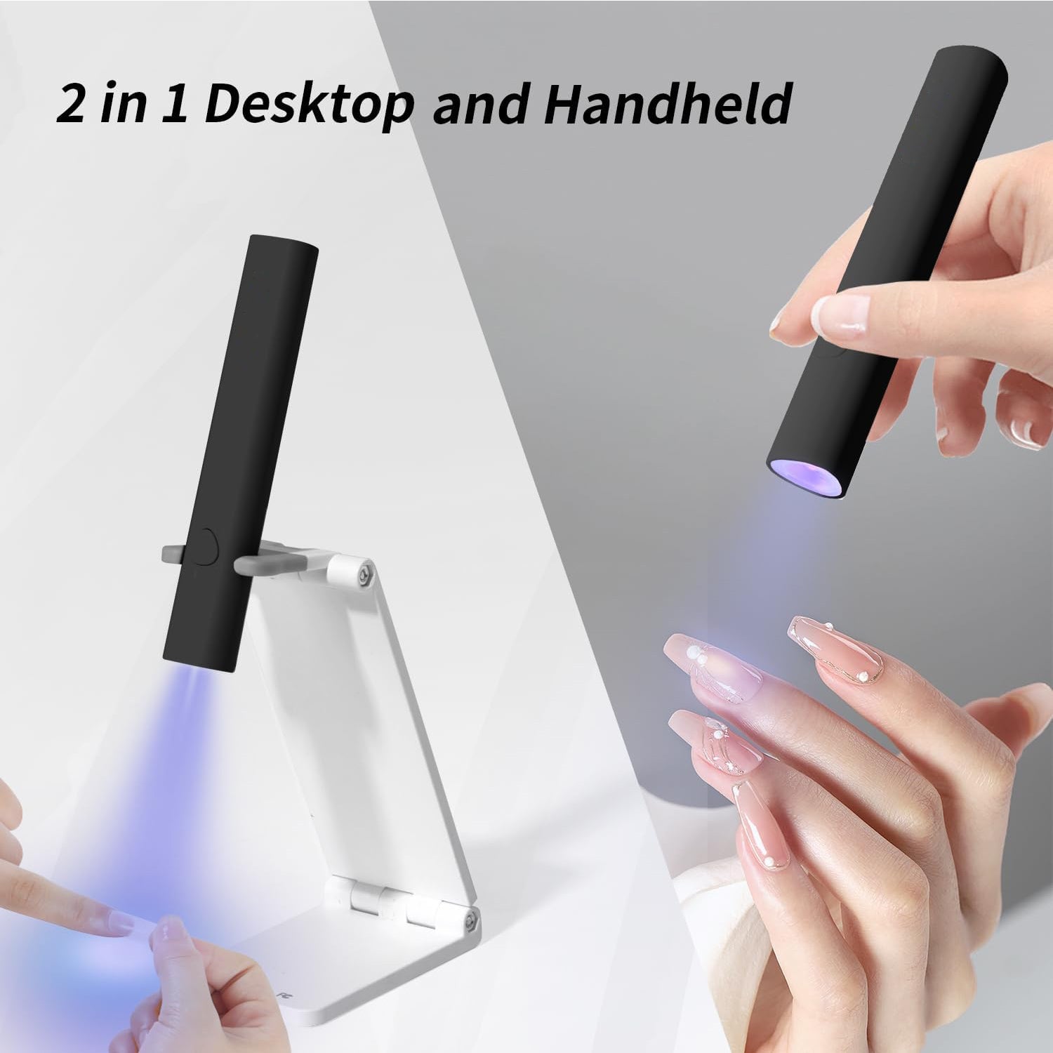 Mini USB Rechargeable UV LED Nail Lamp for Fast Gel Nail Drying