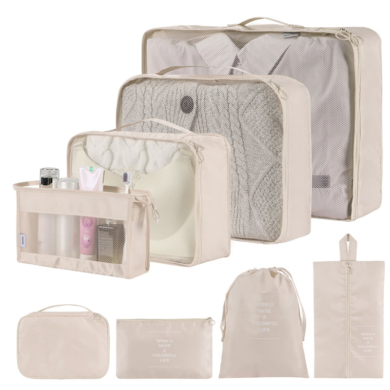 Minimalist Solid Color Storage Bag for Home Organization