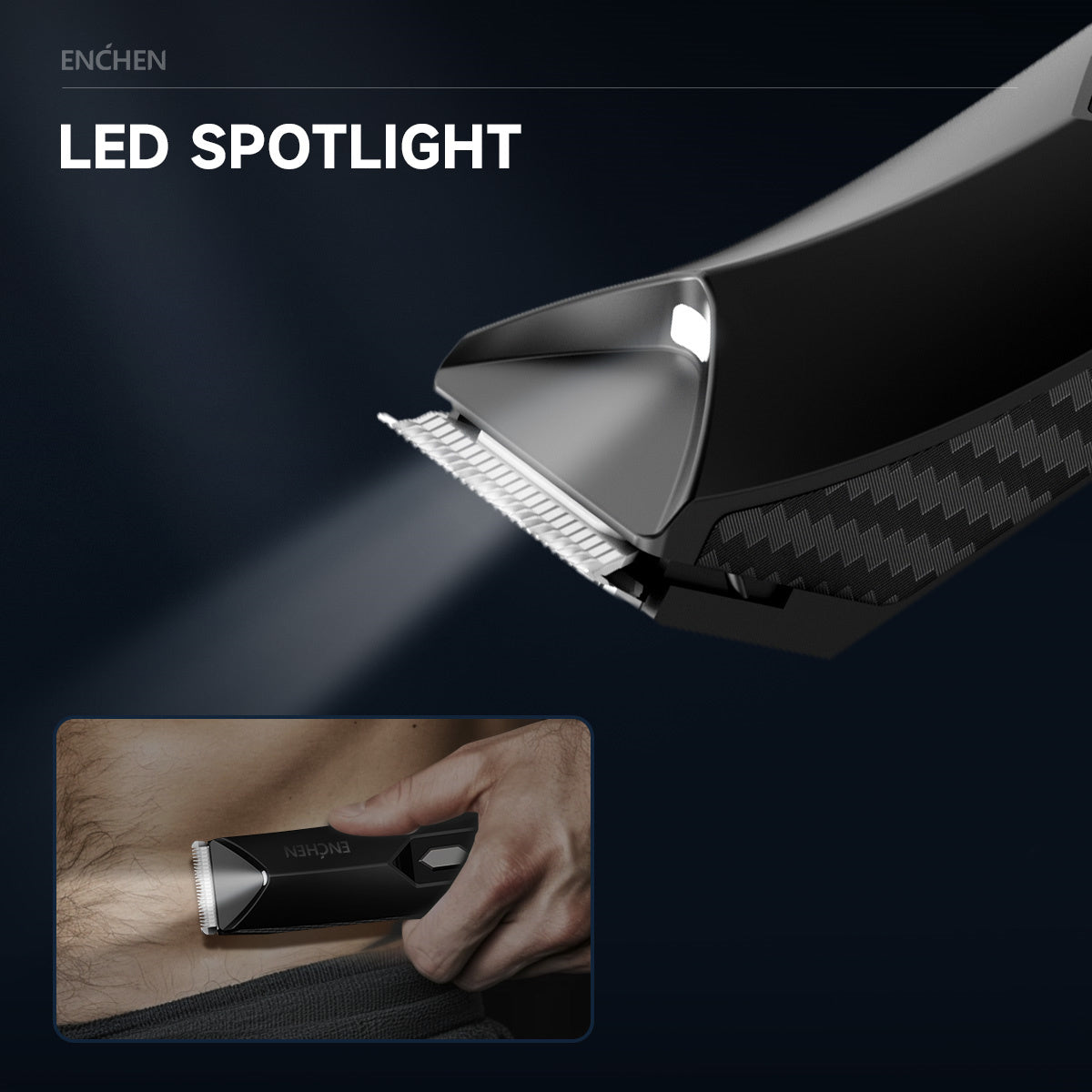 Precision Body Hair Trimmer for Smooth Safe Grooming