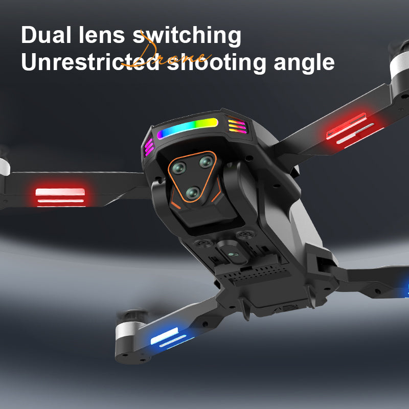 X01 Foldable Drone Dual Camera with Display Remote Control