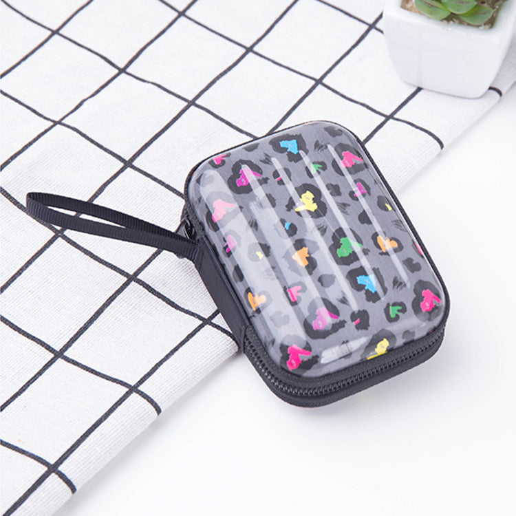 Tinplate Coin Purse Metal Mini Wallet Compact Storage Case for Coins and Keys