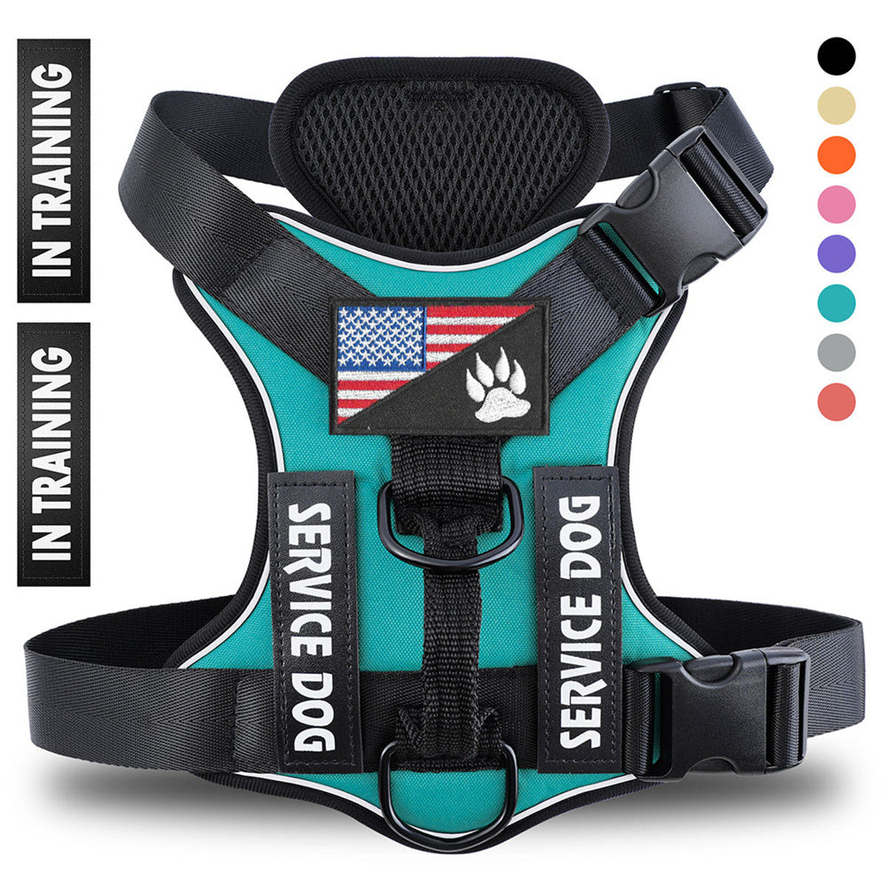 Premium Reflective Dog Harness Breathable Polyester Strap