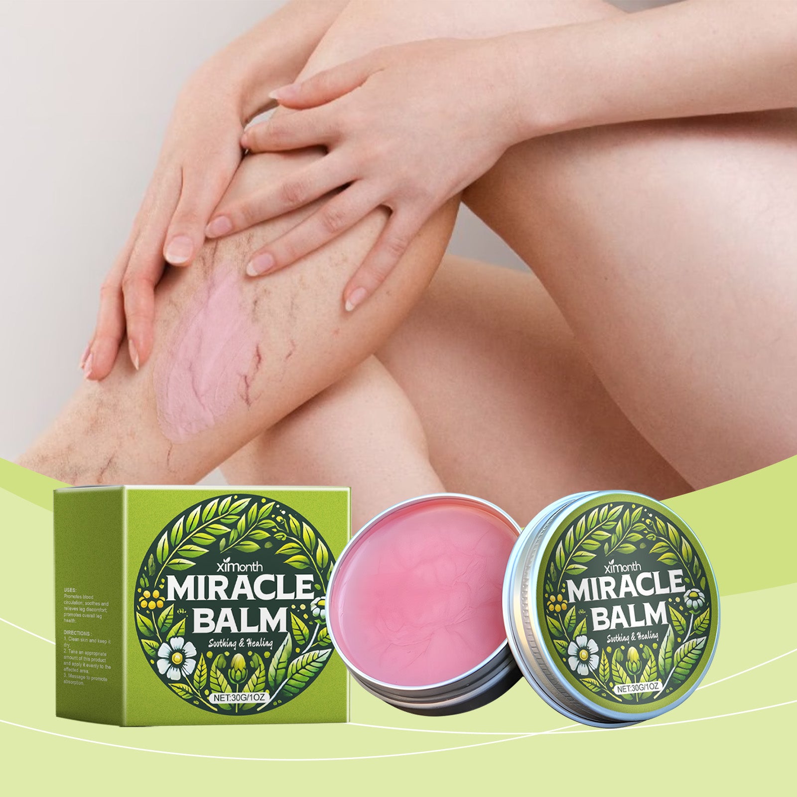 Leg Relief Balm Arnica & Calendula Daily Massage Cream