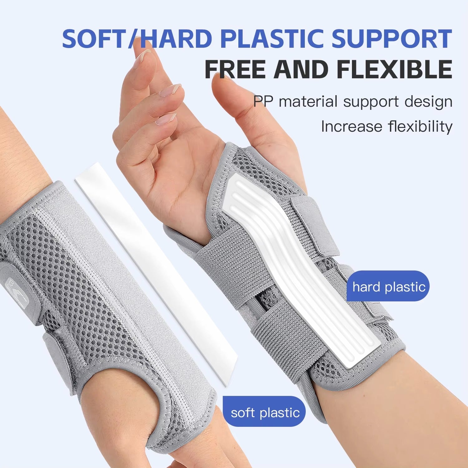 Premium Wrist Brace Support Carpal Tunnel Sprain Arthritis Adjustable Night