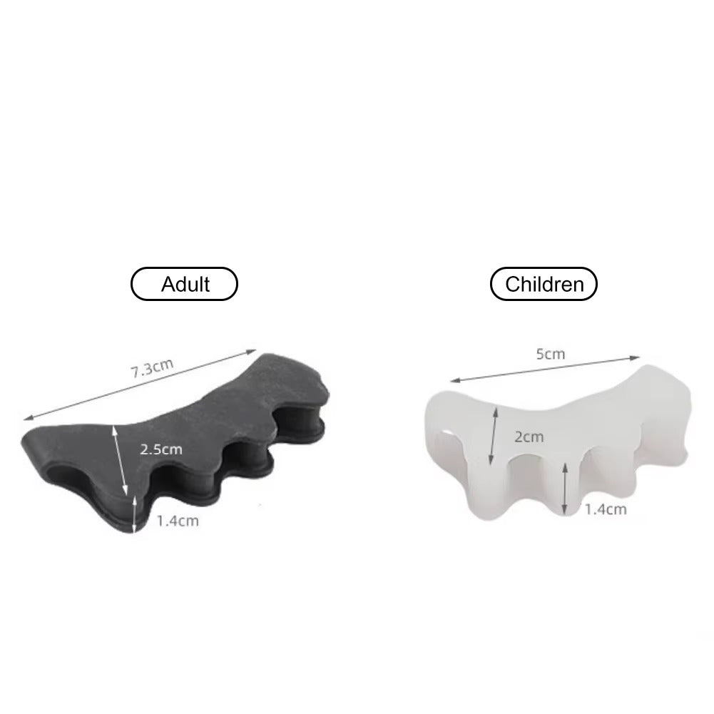 2 Pcs Bunion Corrector Silicone Toe Separator Straightener Orthopedic Toes Space