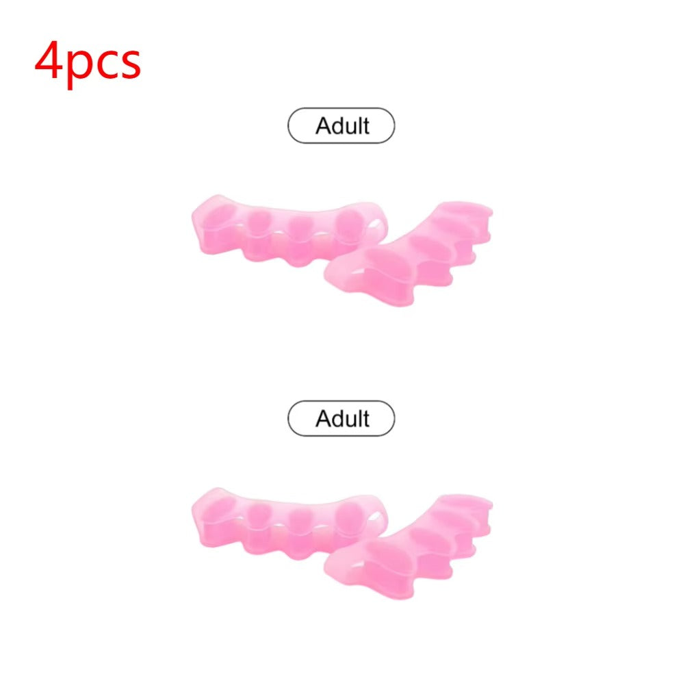 2 Pcs Bunion Corrector Silicone Toe Separator Straightener Orthopedic Toes Space