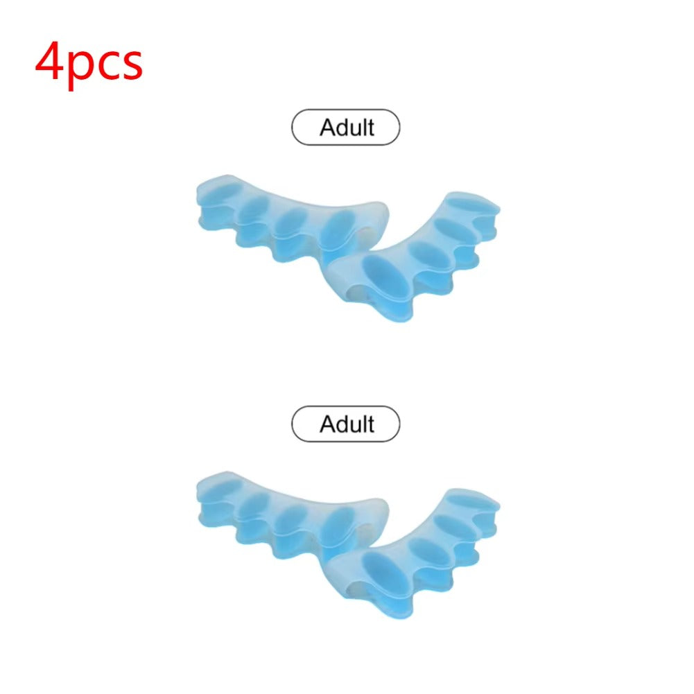 2 Pcs Bunion Corrector Silicone Toe Separator Straightener Orthopedic Toes Space