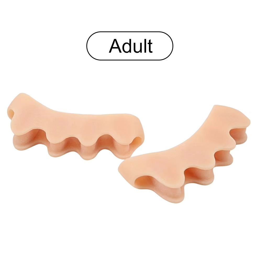 2 Pcs Bunion Corrector Silicone Toe Separator Straightener Orthopedic Toes Space