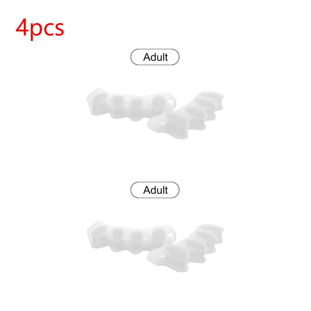 2 Pcs Bunion Corrector Silicone Toe Separator Straightener Orthopedic Toes Space